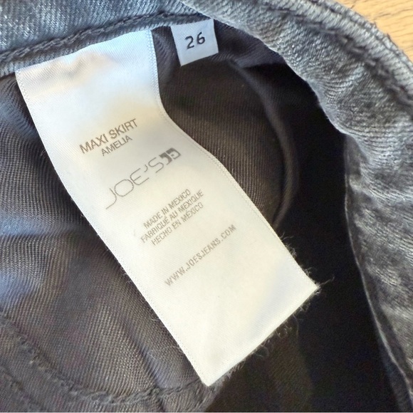 Joe's Jeans Women’s Amelia A-Line Denim Skirt Gray Black in Color Size 26 - Picture 11 of 11
